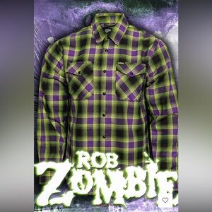 DIXXON ROB ZOMBIE FLANNEL SHIRT